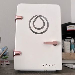 Monat Skincare mini fridge